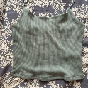 Garage ribbed tank top